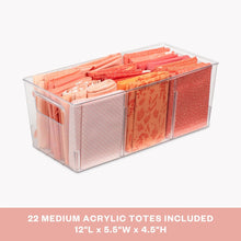 Load image into Gallery viewer, Create Room DreamBox Craft Storage Cabinet with Table - Deluxe Crafting Cabinet & Closet Organizer with Drawers, Totes & Folding Design | Create Room Original ScrapBox Craft Cabinet