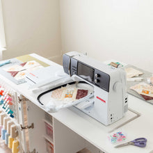 Load image into Gallery viewer, Create Room DreamStation Deluxe Sewing Cabinet with Electric Lift, Folding Craft Storage Table, Pegboard Doors, Drawers & Rolling Organizer for Quilting, Scrapbooking & Home Organization