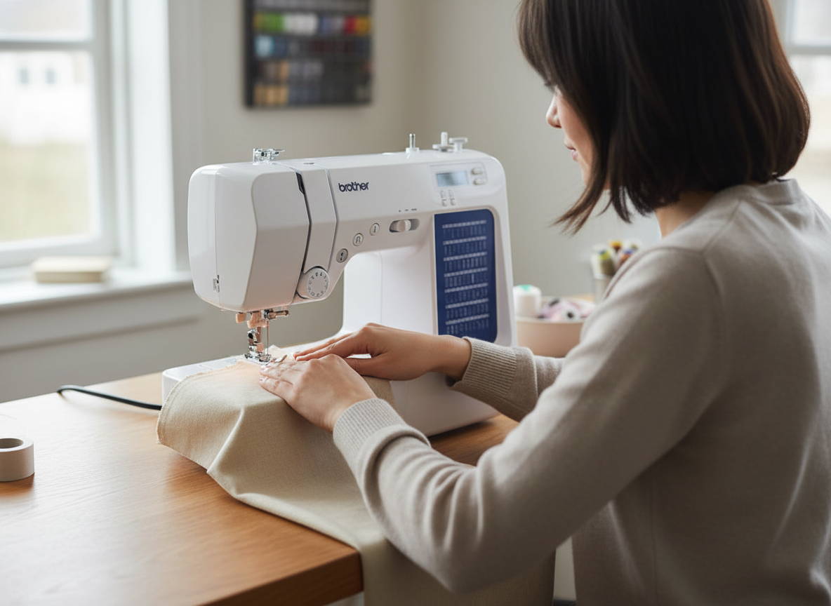 Brother CS7000X 70-Stitch Computerized Sewing & Embroidery Combo with Wide Table