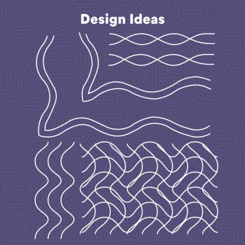 Handi Quilter HG00472 Wiggle Wave Ruler