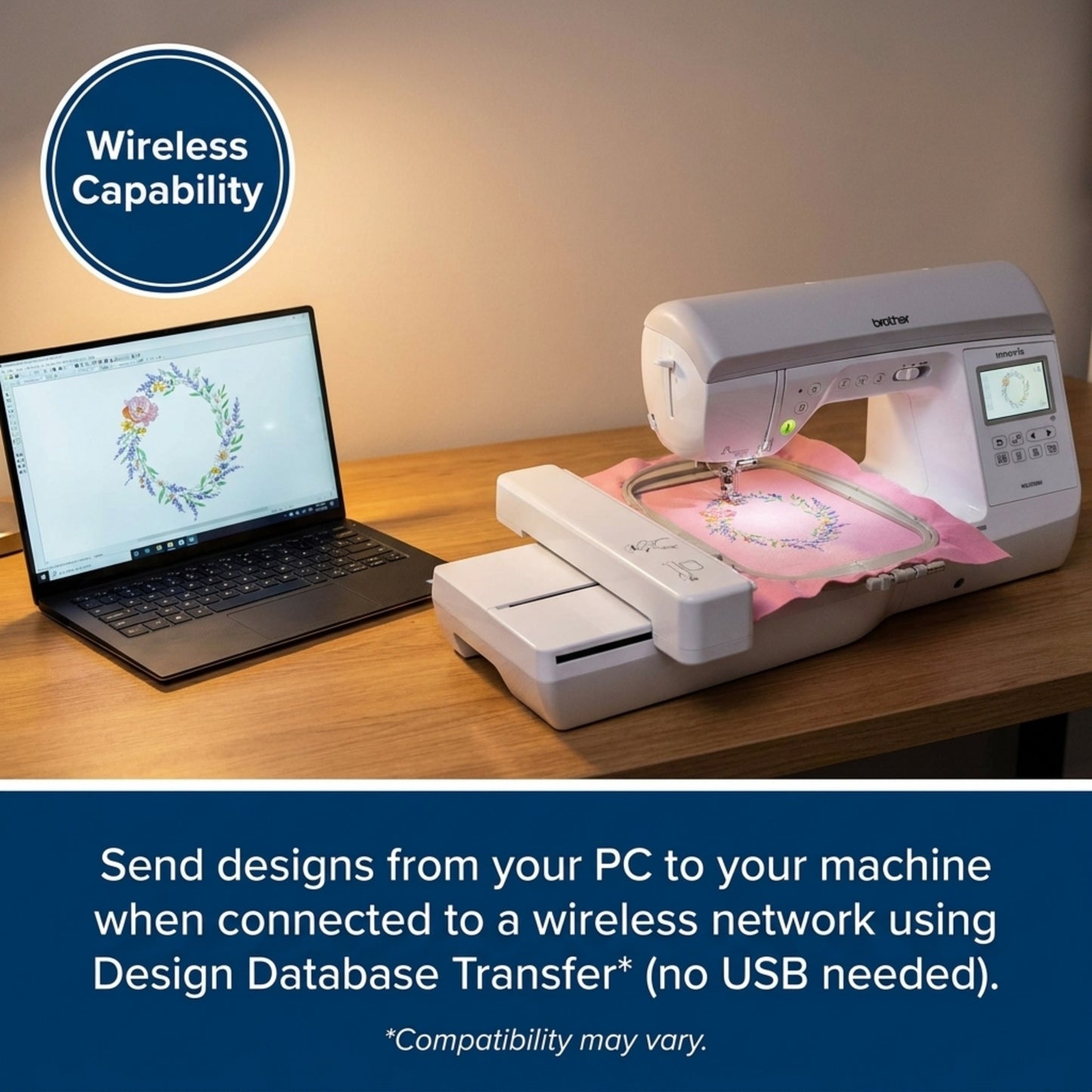 Brother NQ3550W Innov-ís Combination Sewing Embroidery Machine