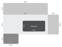 Load image into Gallery viewer, Arrow Sewing Sydney Lite Dual Rail Electric Sewing Cabinet