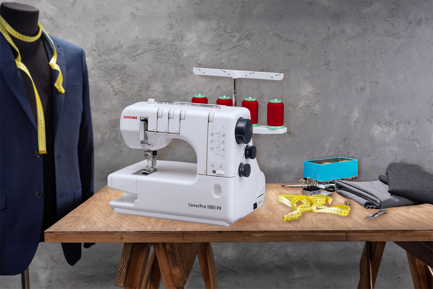 Janome 1000CPX CoverPro Coverstitch Machine