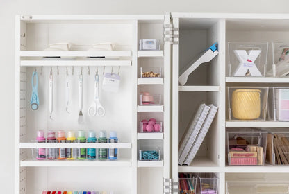 Create Room DreamBox XL & XL Plus – White & White Oak Craft Storage Cabinet