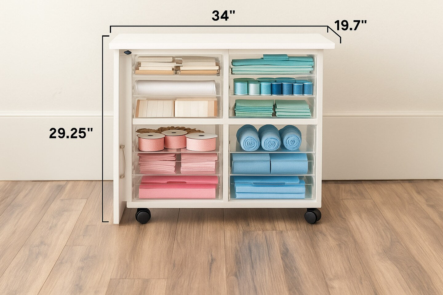 Create Room Organizing Essentials Craft Storage Package - DreamBox Paper Organizer, Tool Cubby & Mini Tote Set for Scrapbooking, Sewing, Craft Supplies