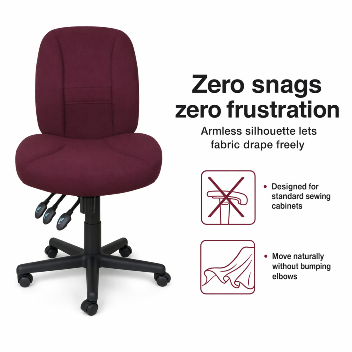 HORN 6-Way Deluxe Adjustable Chair Model: 17090C Chairs