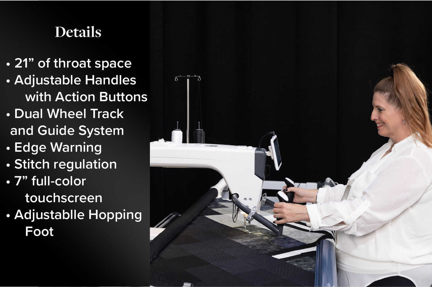 Grace SMP-01-15669 Q'nique 21X Elite Quilting Machine