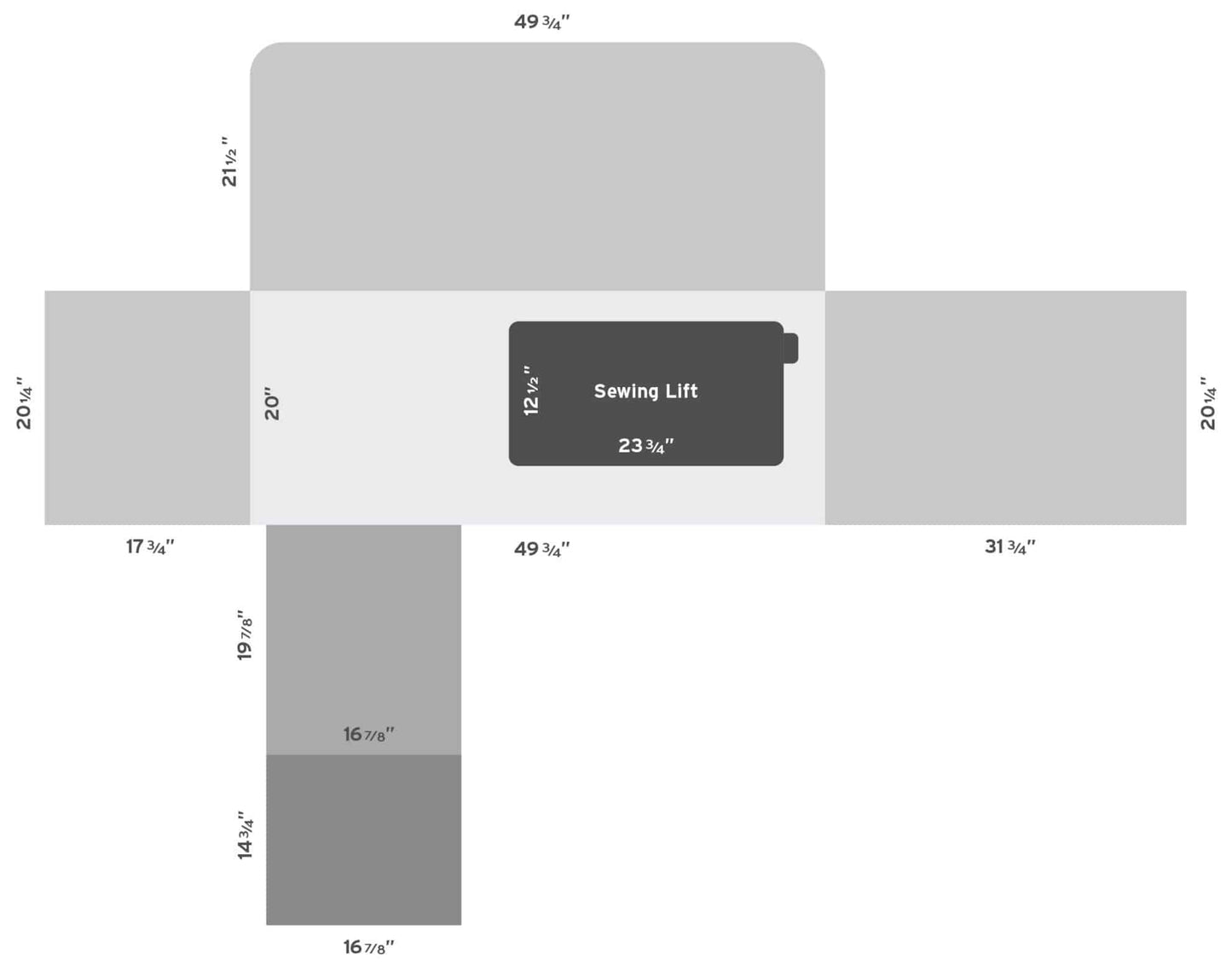 Arrow Sewing Aussie Cabinet