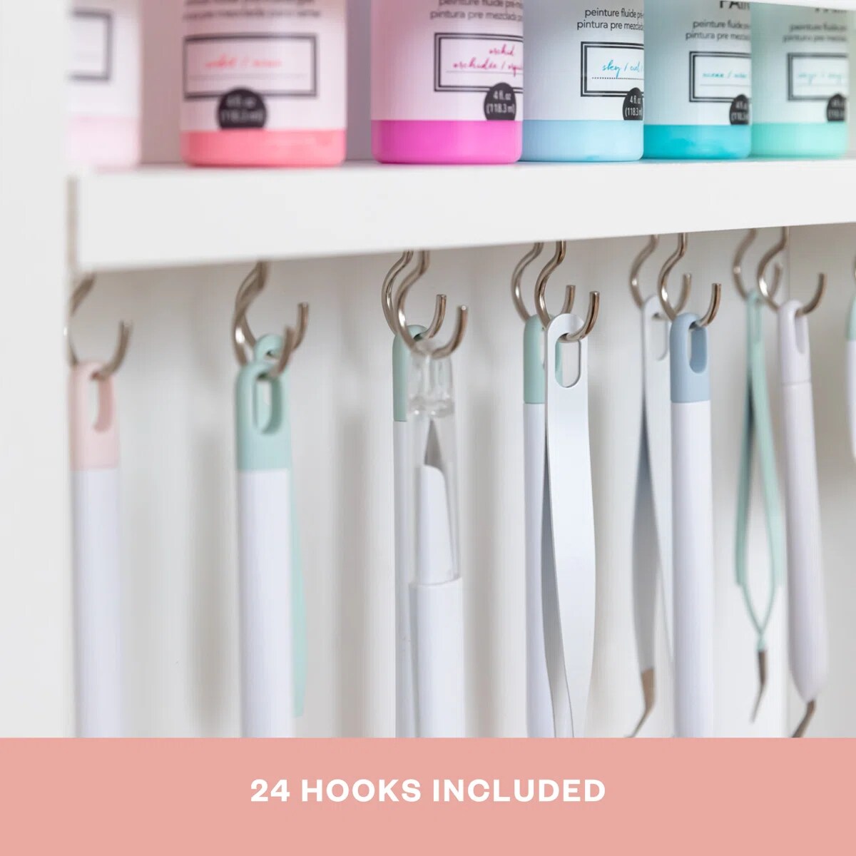 Create Room DreamBox Craft Storage Cabinet with Table - Deluxe Crafting Cabinet & Closet Organizer with Drawers, Totes & Folding Design | Create Room Original ScrapBox Craft Cabinet