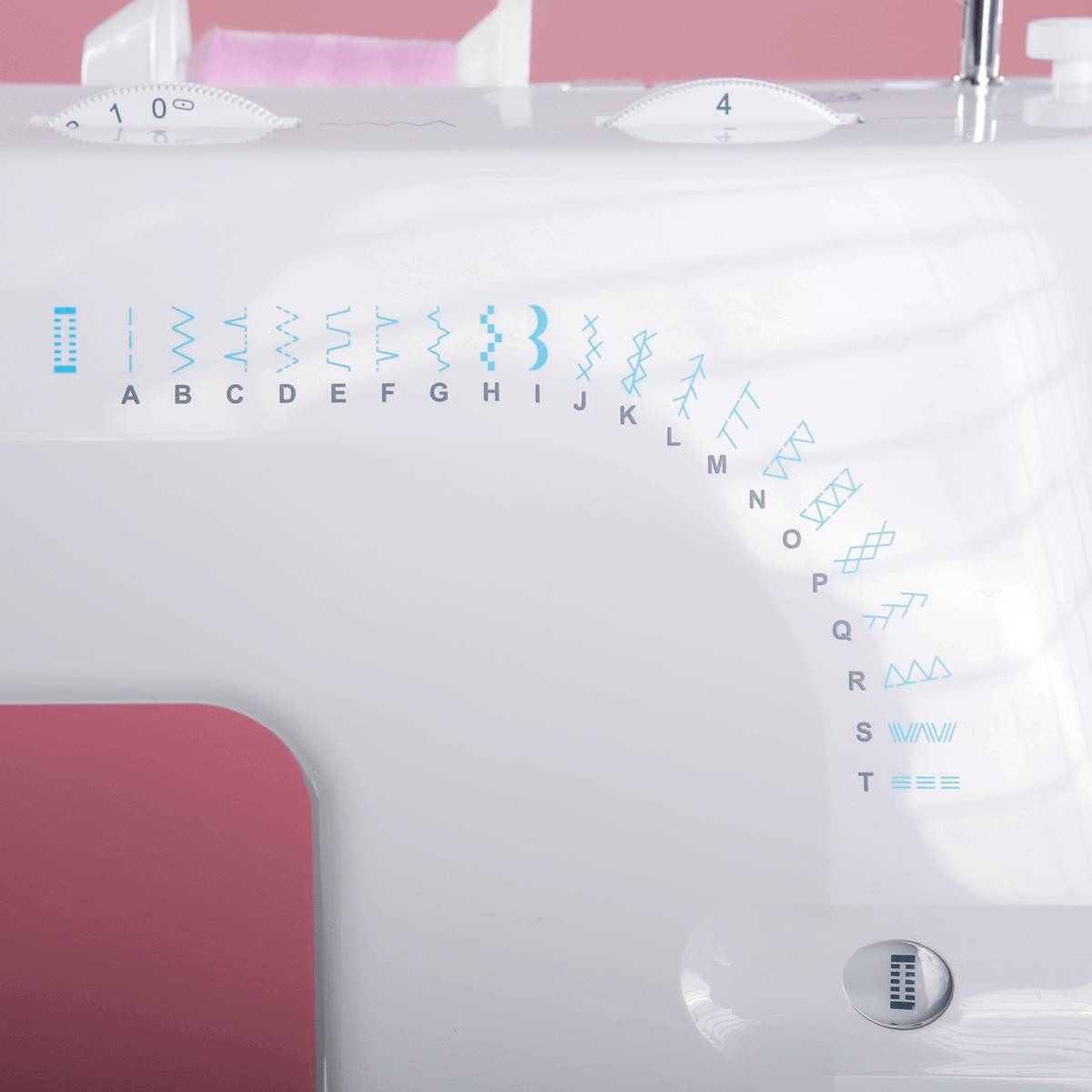 JUKI AMERICA HZL-353ZR-C Compact Size Sewing Machine with 21 Stitch Patterns