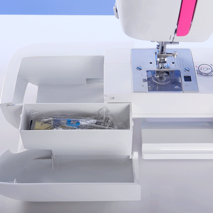 JUKI AMERICA HZL-355ZW-A Compact Size Sewing Machine with 26 Stitch Patterns