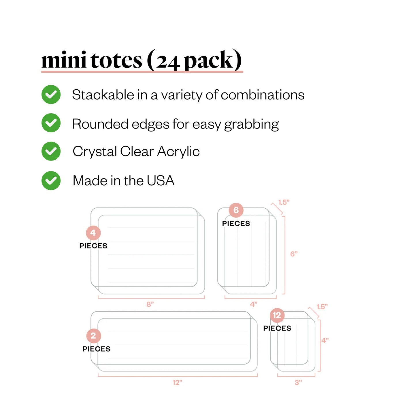 Create Room Ultimate Craft Storage Bundle - Tool Cubby, Paper Organizer & 24 Mini Totes | Modular Organizers for Paper, Vinyl, Markers & Supplies