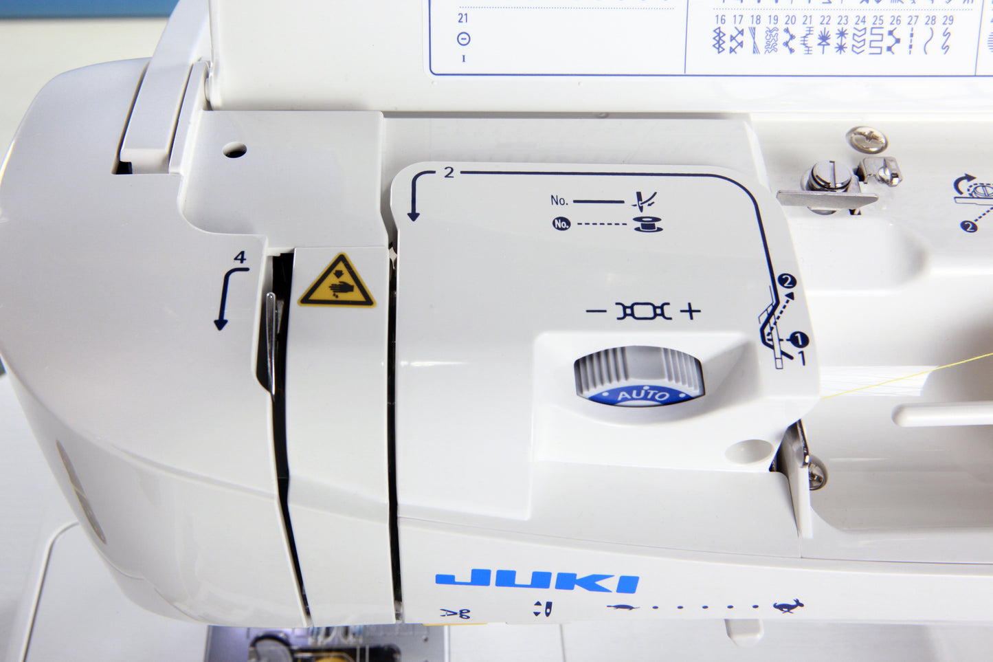 JUKI AMERICA HZL-F400 Exceed Series Sewing Machine with 157 Stitch Patterns and 3 Fonts