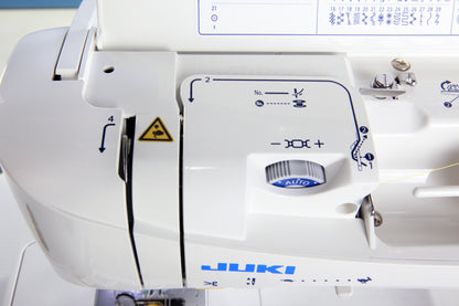 JUKI AMERICA HZL-F400 Exceed Series Sewing Machine with 157 Stitch Patterns and 3 Fonts
