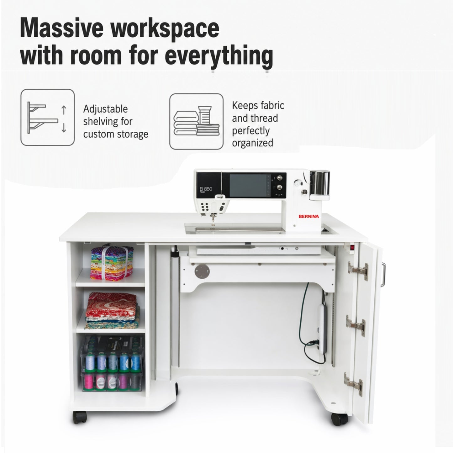 HORN Model 4200 Electric Lift Sewing Cabinets