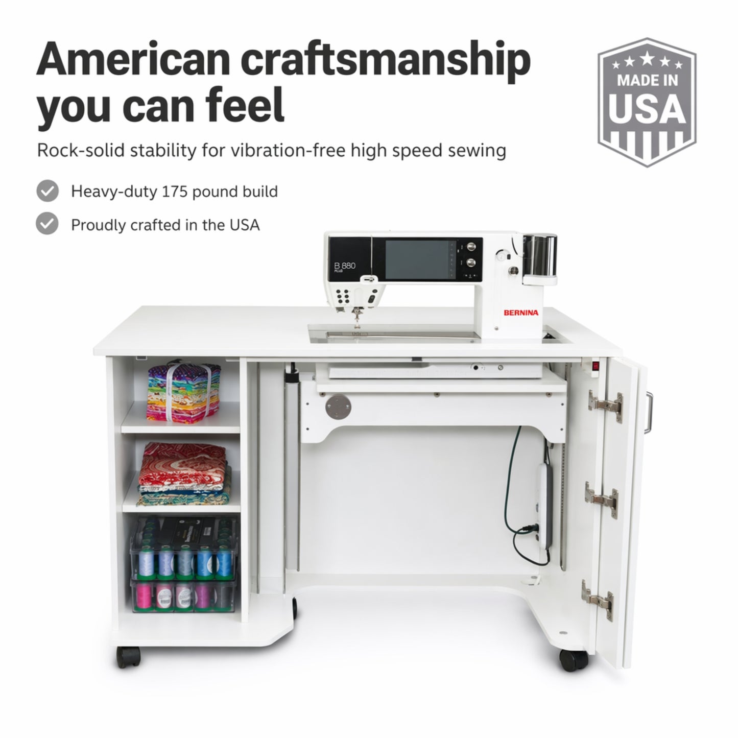 HORN Model 4200 Electric Lift Sewing Cabinets