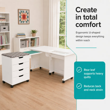 Arrow Laverne & Shirley Sewing Cabinet 451 - Ash White