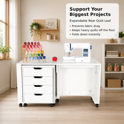 Arrow Laverne & Shirley Sewing Cabinet 451 - Ash White