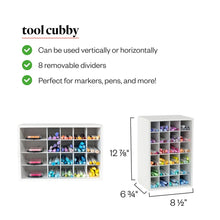 Load image into Gallery viewer, Create Room Ultimate Craft Storage Bundle - Tool Cubby, Paper Organizer &amp; 24 Mini Totes | Modular Organizers for Paper, Vinyl, Markers &amp; Supplies
