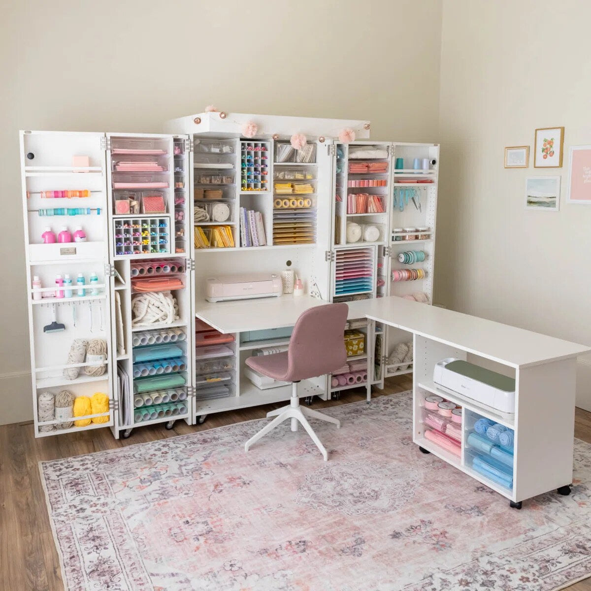 Create Room Organizing Essentials Craft Storage Package - DreamBox Paper Organizer, Tool Cubby & Mini Tote Set for Scrapbooking, Sewing, Craft Supplies