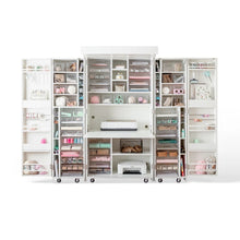 Load image into Gallery viewer, Create Room DreamBox Craft Storage Cabinet with Table - Deluxe Crafting Cabinet &amp; Closet Organizer with Drawers, Totes &amp; Folding Design | Create Room Original ScrapBox Craft Cabinet
