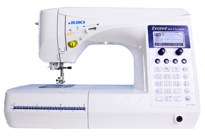 JUKI AMERICA HZL-F600 Exceed Series Sewing Machine with 225 Stitch Patterns and 4 Fonts