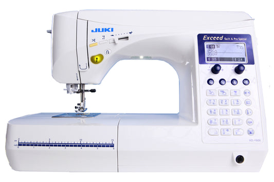 JUKI AMERICA HZL-F600 Exceed Series Sewing Machine with 225 Stitch Patterns and 4 Fonts