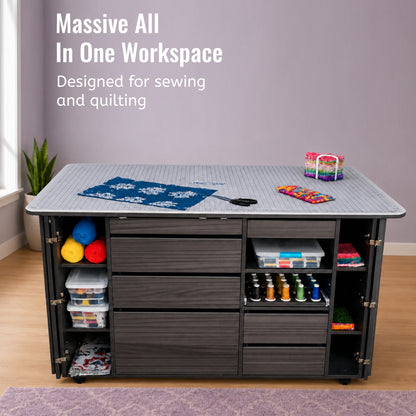 HORN Model 7600 Ultimate Sewing and Crafting Storage Center Tables