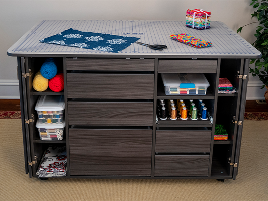 HORN Model 7600 Ultimate Sewing and Crafting Storage Center Tables