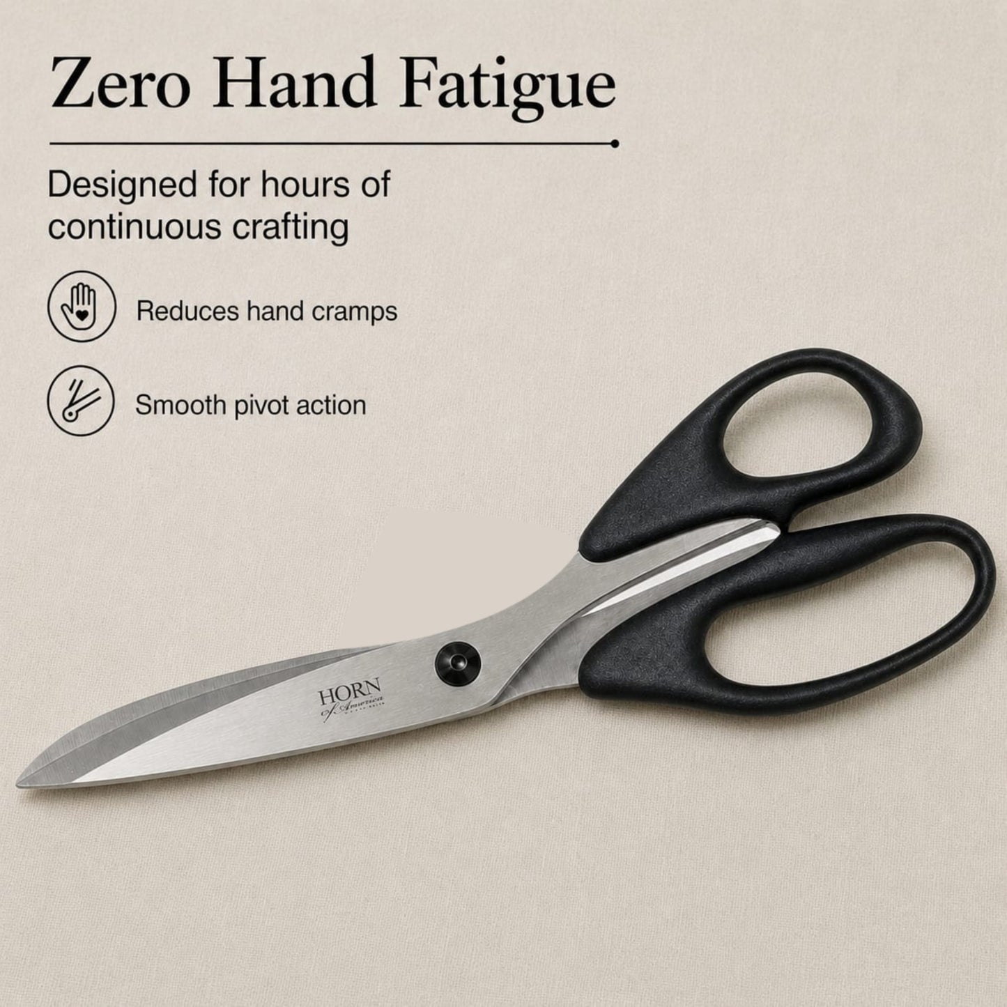 HORN 8" Bent Trimmer Scissors