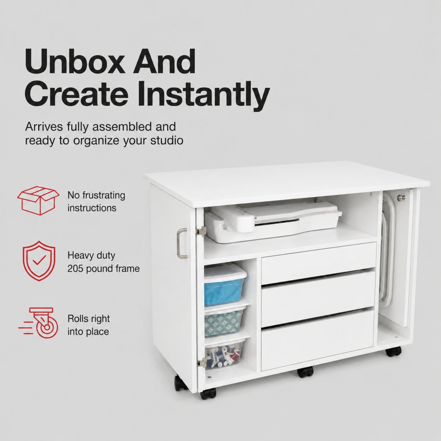 HORN Model 90 Storage Chest Caddies