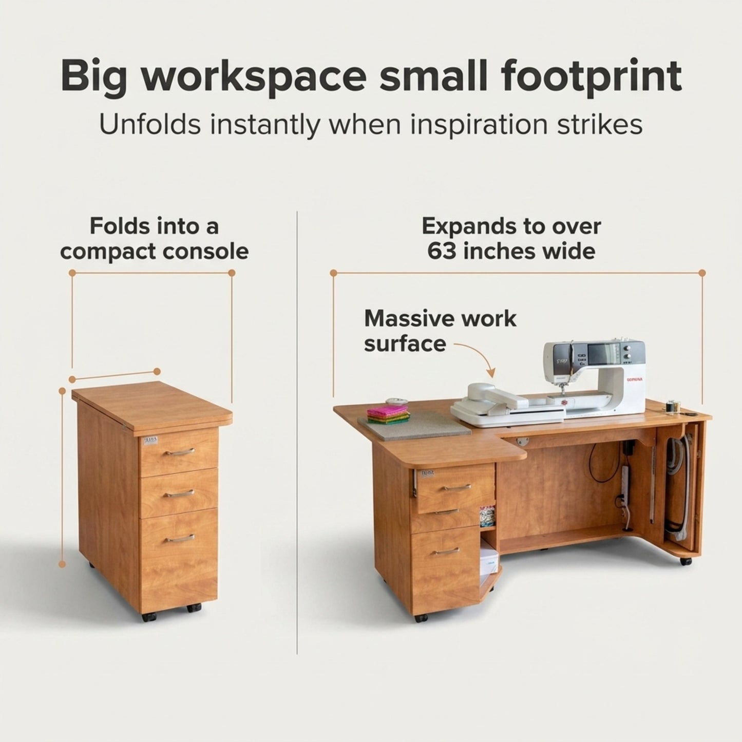 HORN New Model 9080 Sewing Cabinets