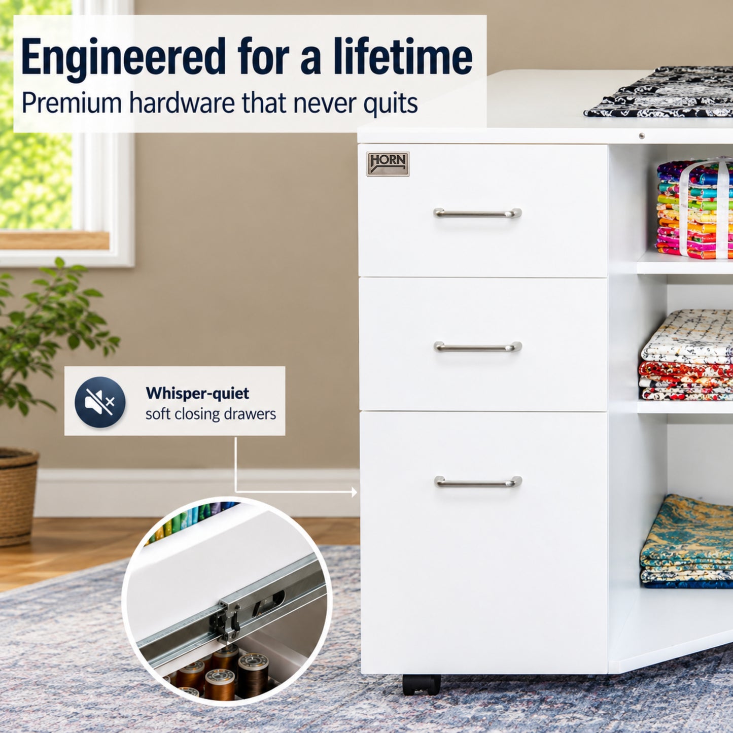 HORN New Model 9080 Sewing Cabinets