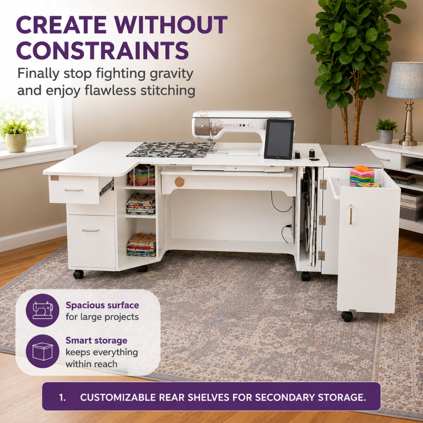 HORN New Model 9090 Sewing Cabinets