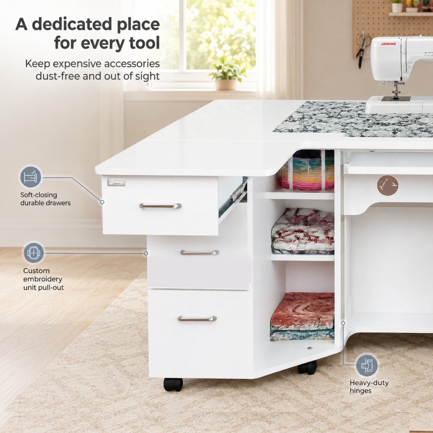 HORN New Model 9090 Sewing Cabinets