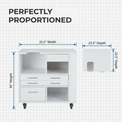 Ava Embroidery Cabinet - 9301B & 9301J
