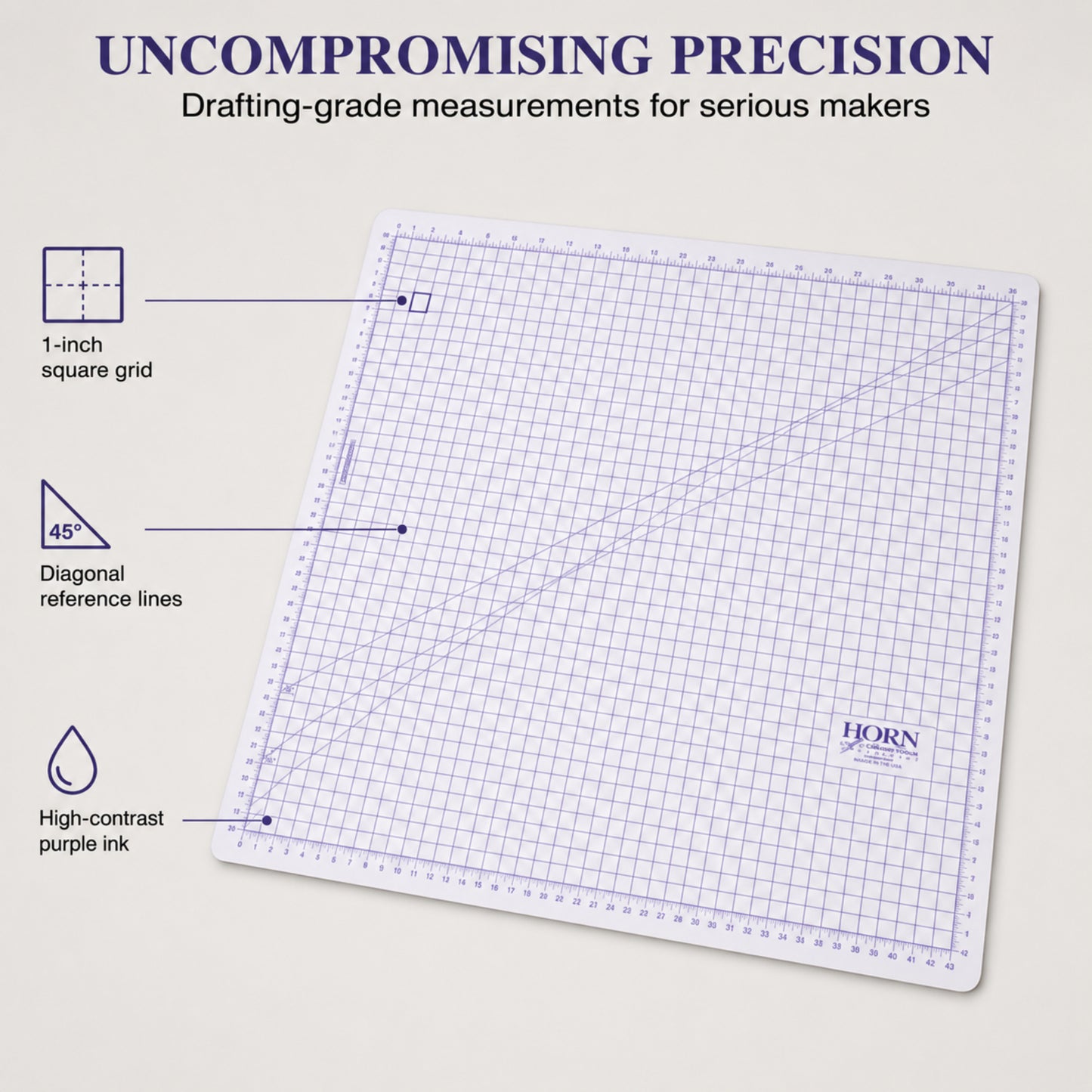 HORN 27 X 68 Cutting Mat A680