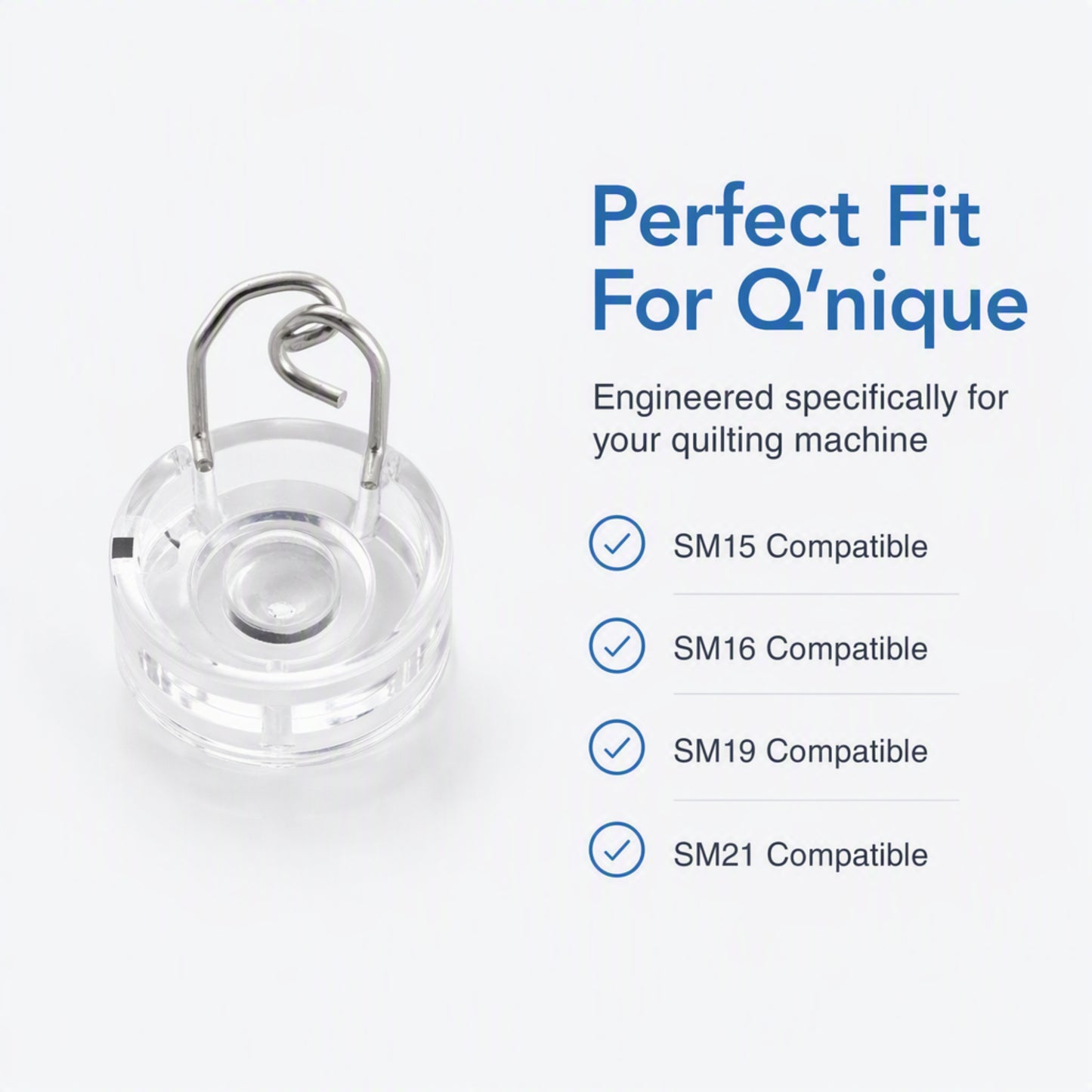 Grace ACC-01-11521 9-piece Q’nique Hopping Foot Set (SM15,16,19,21)