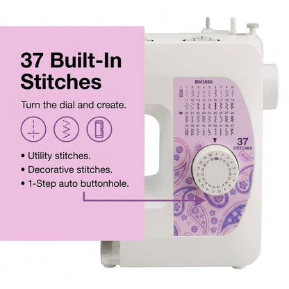 Brother BM3850 37 Stitch Sewing & Embroidery Combo