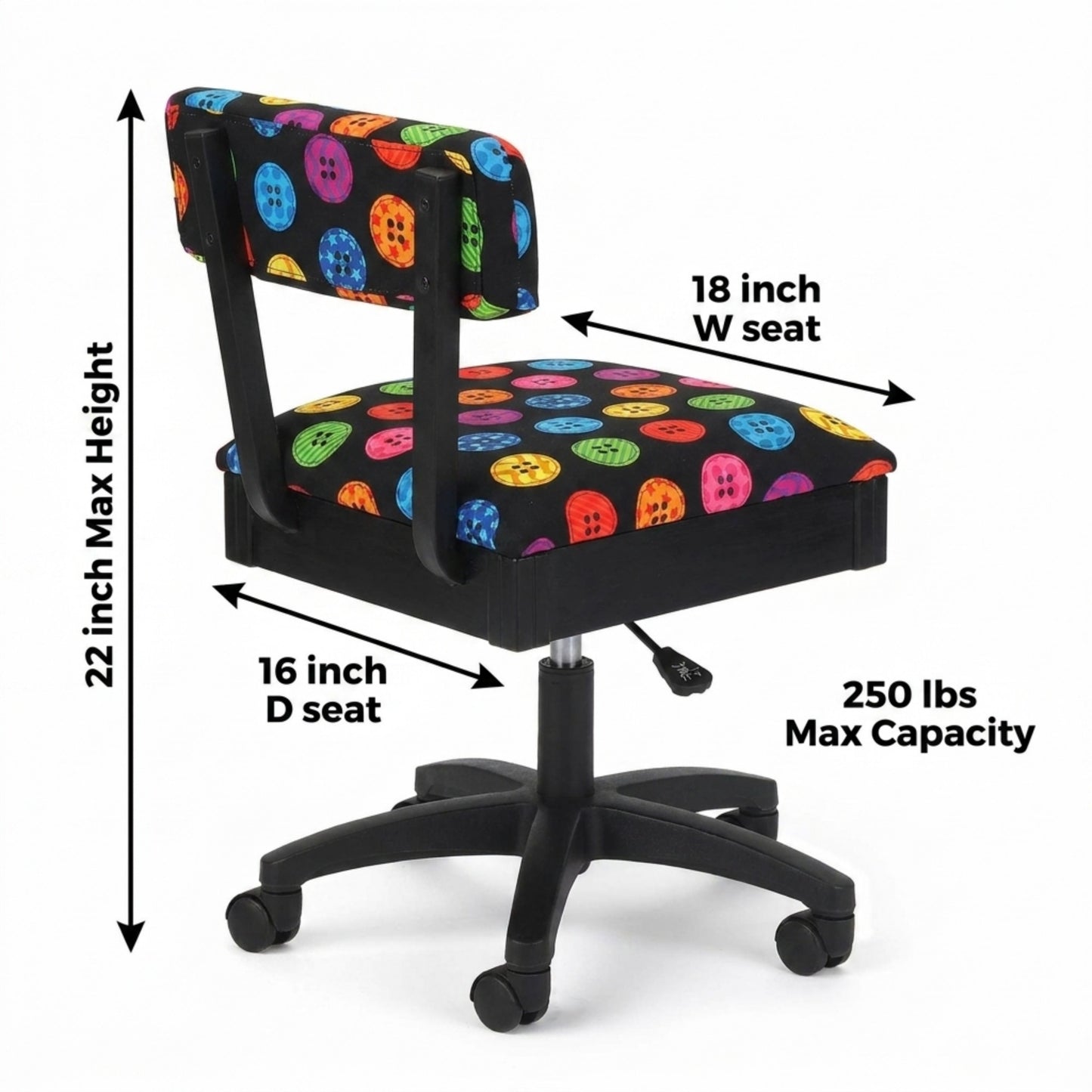 Arrow Sewing Hydraulic Chair