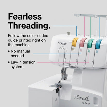 Brother 1034D 3/4 Thread Serger with Differential Feed Sergers