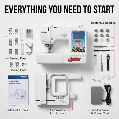 Brother LB5500M Computerized Sewing & Embroidery Combo