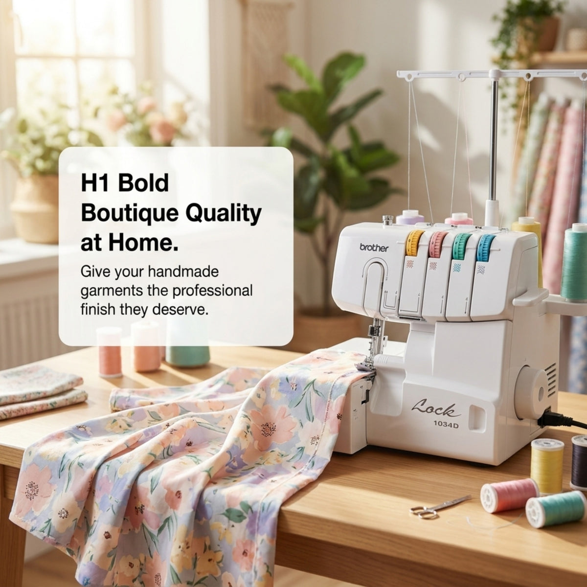 Brother 1034D 3/4 Thread Serger with Differential Feed Sergers 5