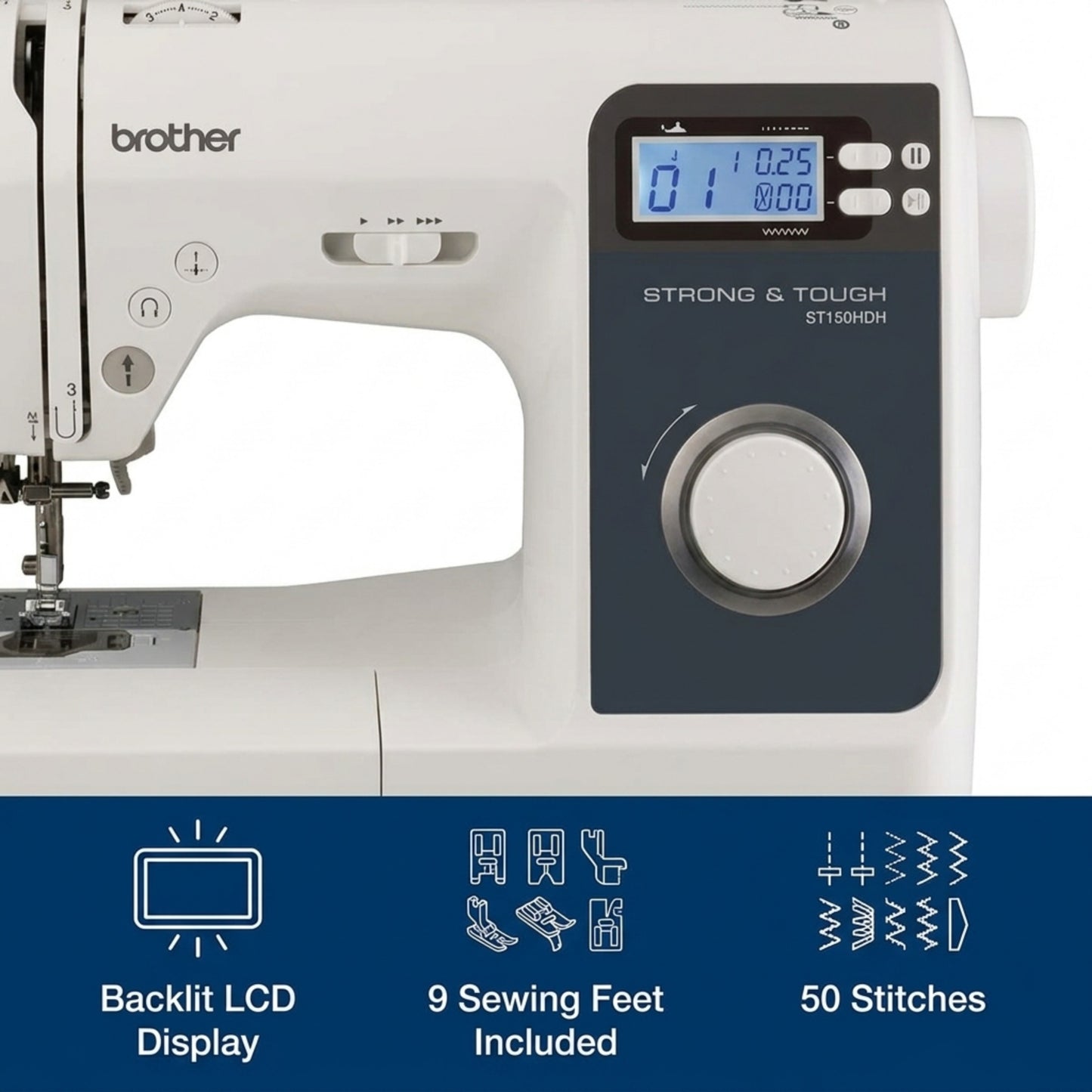 Brother ST150HDH Strong & Tough Computerized Sewing & Embroidery Combo