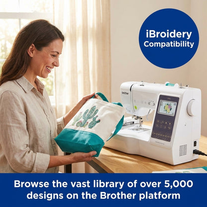 Brother SE700 Computerized Sewing and Embroidery Machine with 4" x 4" Embroidery Area