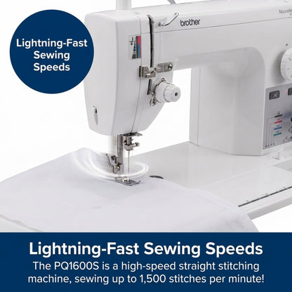 Brother PQ1600S High-Speed Straight Stitch Sewing & Quilting Machine