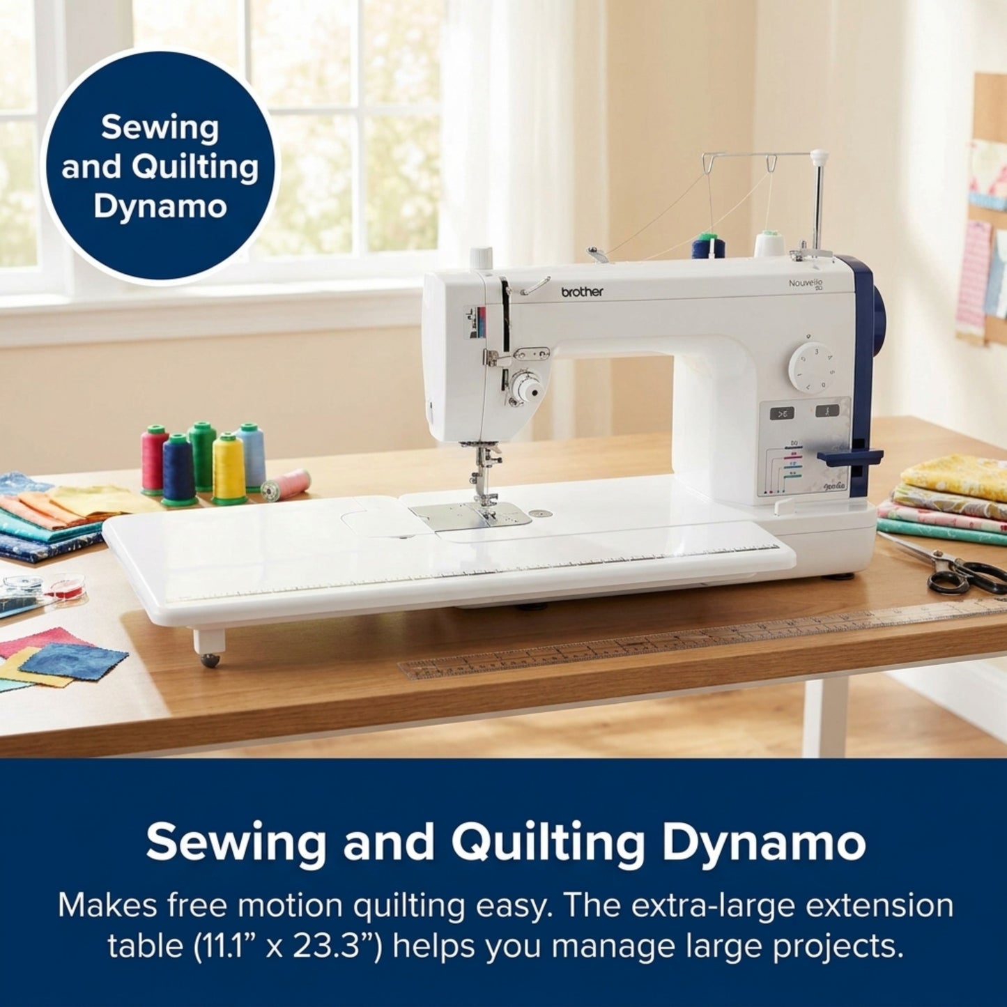 Brother PQ1600S High-Speed Straight Stitch Sewing & Quilting Machine