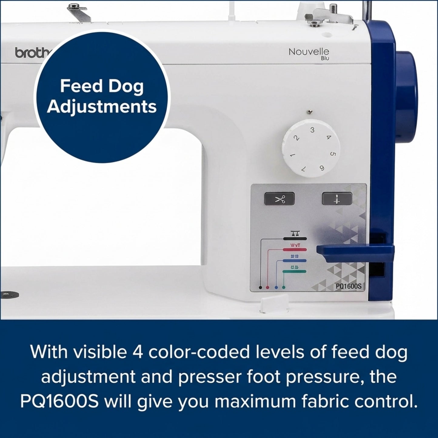 Brother PQ1600S High-Speed Straight Stitch Sewing & Quilting Machine