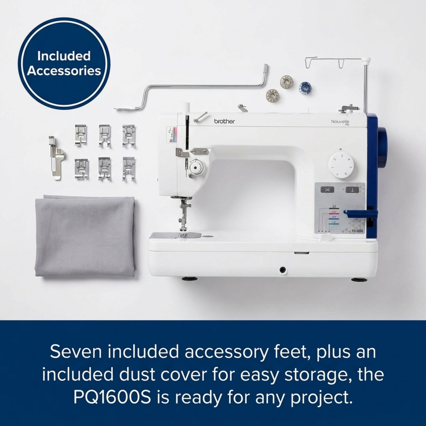 Brother PQ1600S High-Speed Straight Stitch Sewing & Quilting Machine