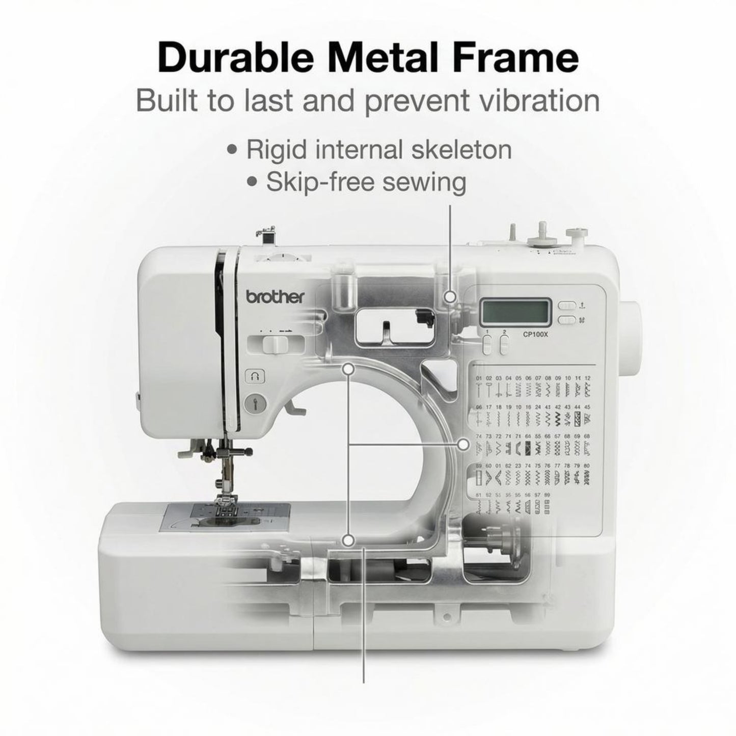 Brother CP100X Computerized Sewing & Embroidery Combo